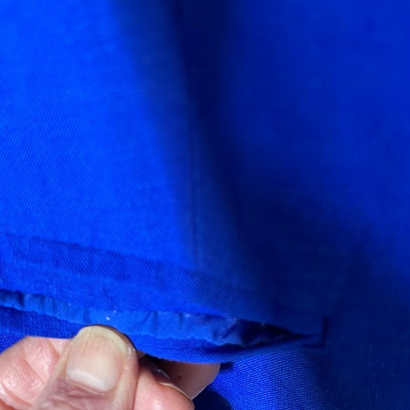 H&M Cobalt Blue 3 Piece Short Suit & Cropped Tank Small Linen Blend - Picture 14 of 16